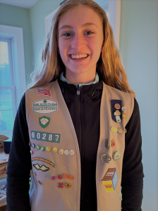 Andie Psilopoulos, Girl Scout